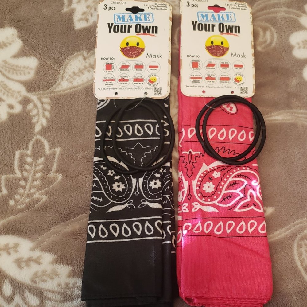 💋Make your own Mask Kit 2 for 1 Sets NWT
